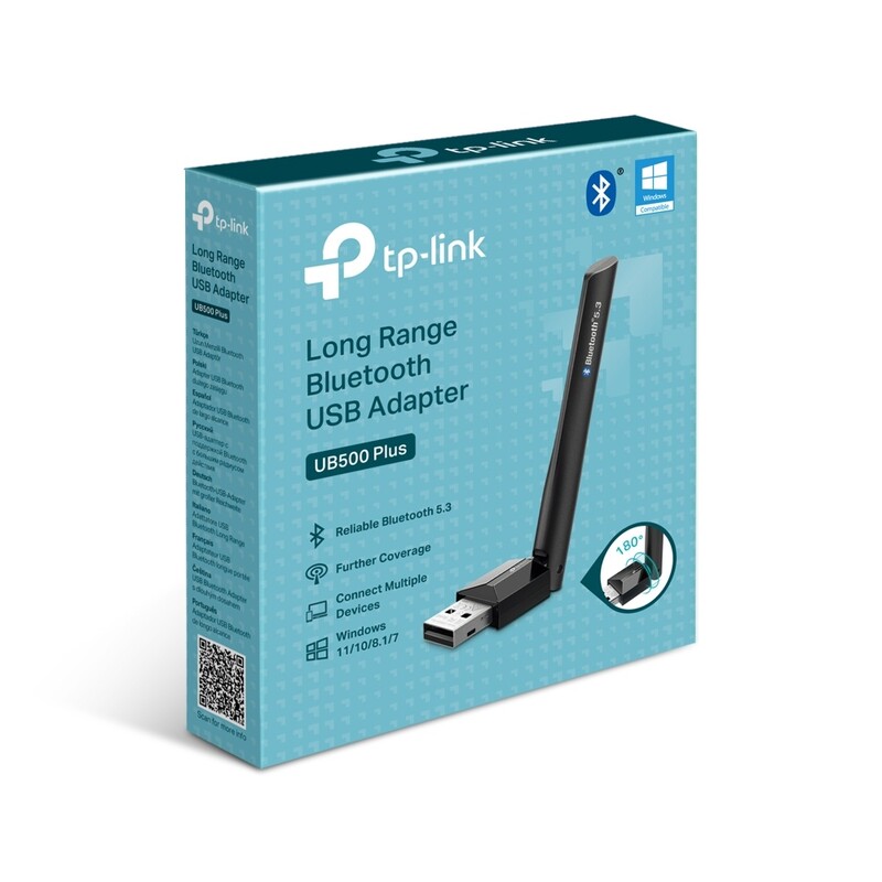 Bluetooth-адаптер TP-Link UB500 Plus, Bluetooth 5.3