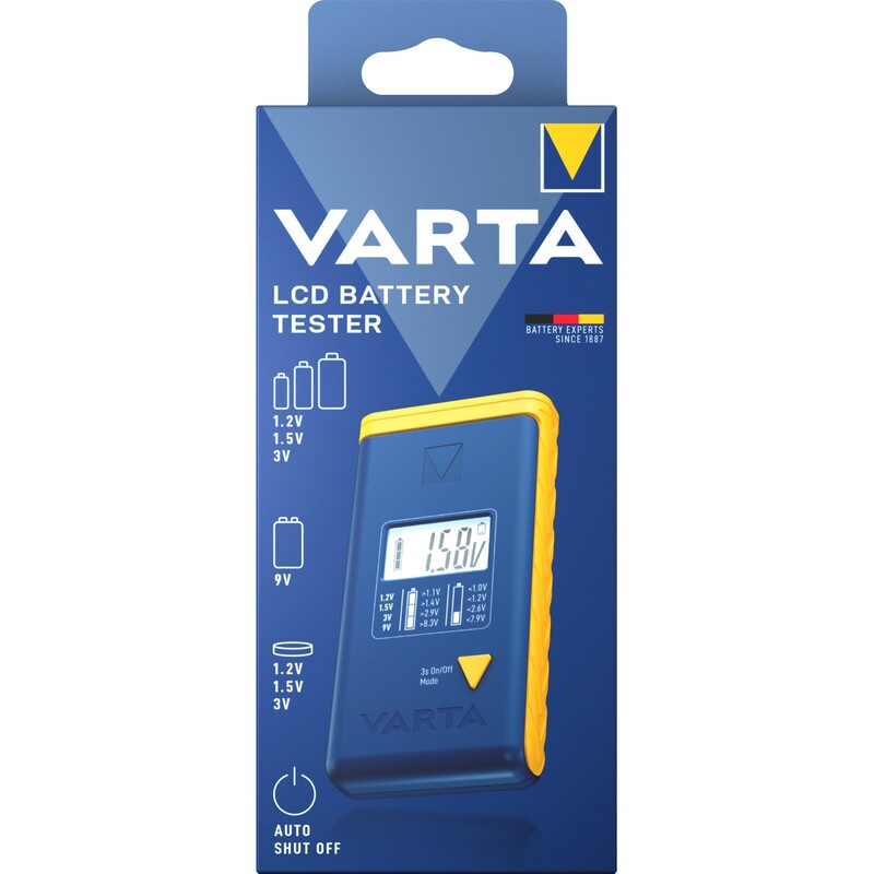 Тестер цифровой Varta для батарейок (893101111)