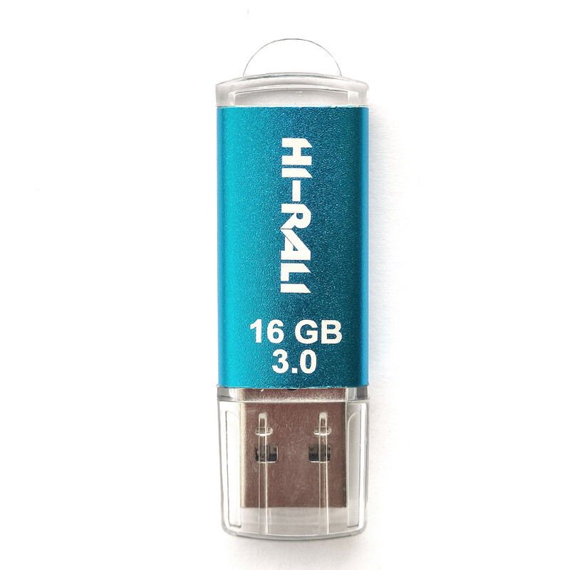 Флеш-накопитель USB3.0 16GB Hi-Rali Rocket Series Blue (HI-16GB3VCBL)