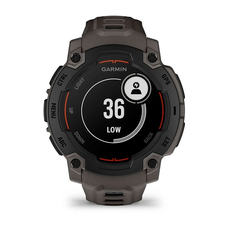 Смарт-часы Garmin Instinct E 45 mm Black Bezel with Charcoal Silicone Band (010-02933-00)