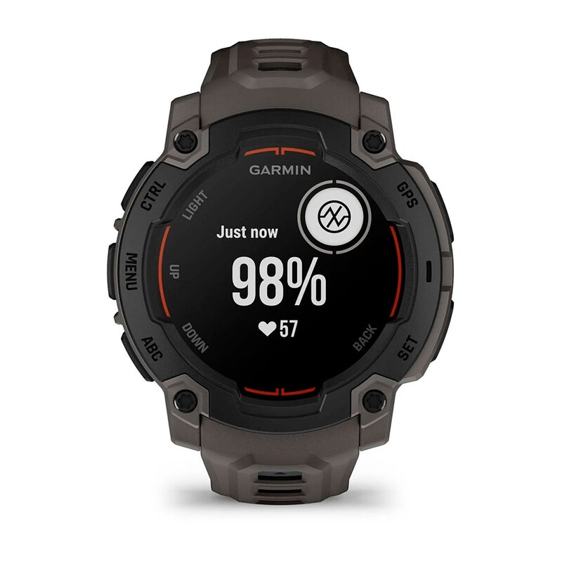 Смарт-часы Garmin Instinct E 45 mm Black Bezel with Charcoal Silicone Band (010-02933-00)