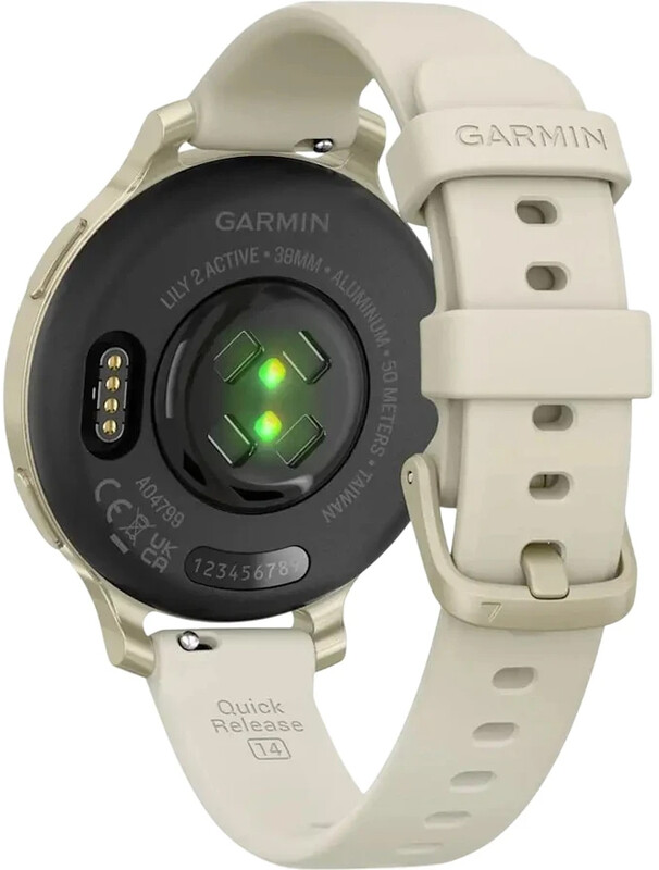 Смарт-часы Garmin Lily 2 Active Lunar Gold with Bone Silicone Band (010-02891-00)