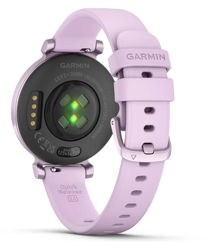Смарт-годинник Garmin Lily 2 Metallic Lilac with Lilac Silicone Band (010-02839-01)