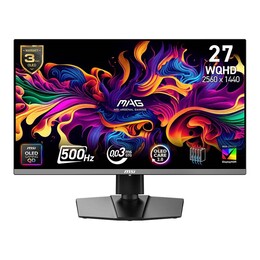 Монітор MSI 26.5" MAG 272QP QD-OLED-X50 Black 500Hz