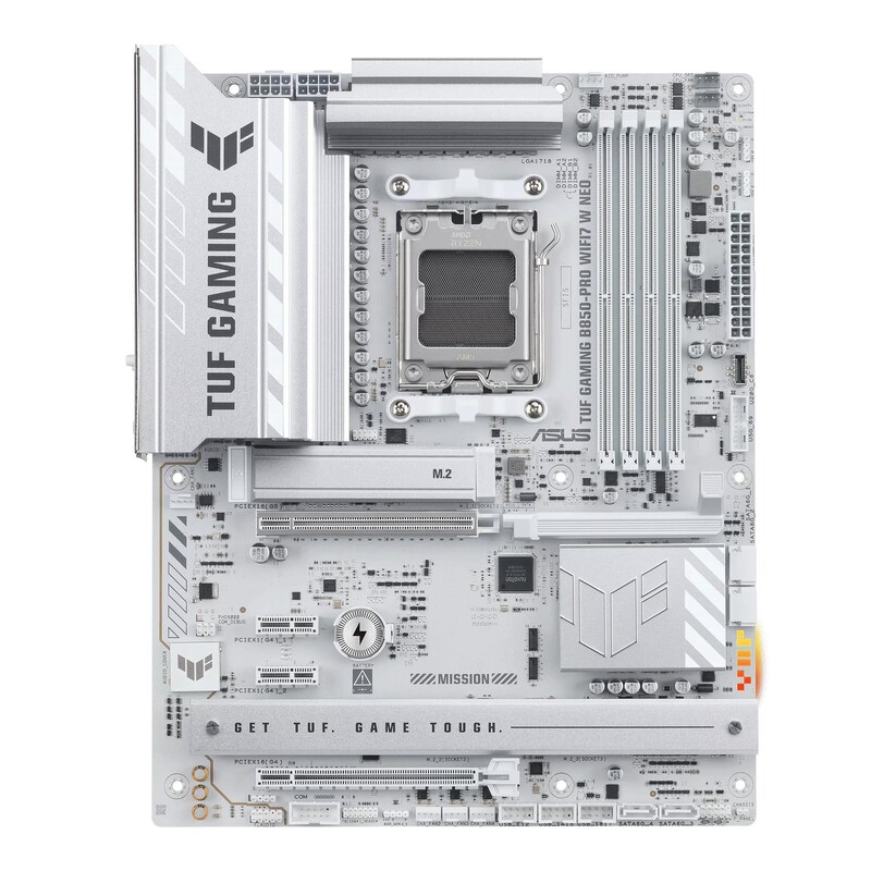 Материнська плата Asus TUF Gaming B850-Pro WiFi7 White Neo Socket AM5