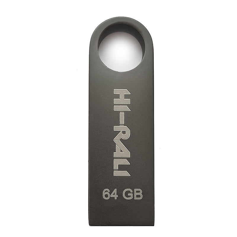 Флеш-накопитель USB 64GB Hi-Rali Shuttle Series Black (HI-64GBSHBK)