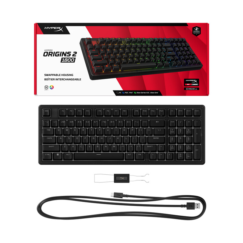 Клавиатура HyperX Origins 2 1800 HX Red USB Black (B4QS4AA)