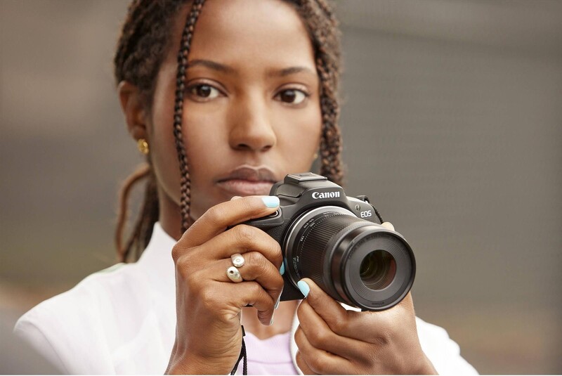 Цифрова фотокамера Canon EOS R50 + RF-S 18-45 IS STM + RF 75-300 IS STM Black (5811C150)