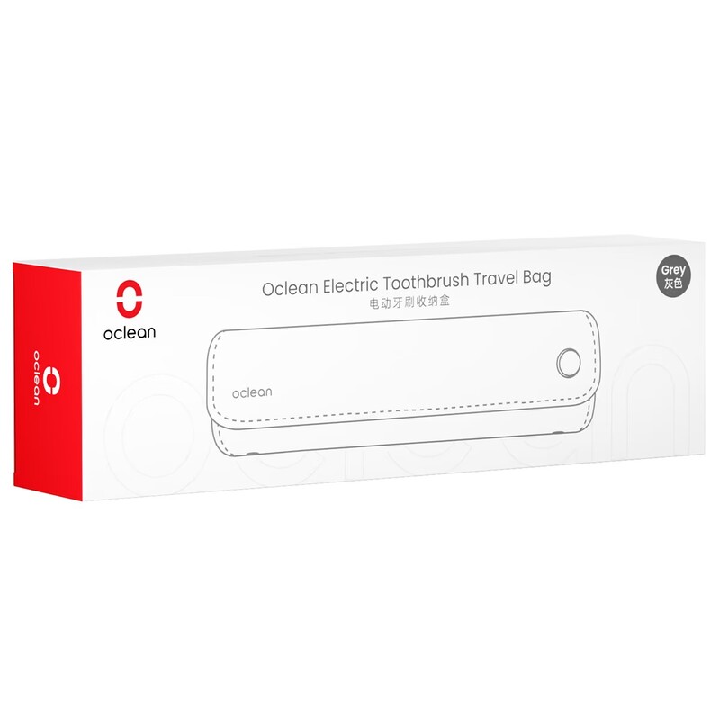 Дорожній футляр для зубної щітки Oclean Toothbrush Travel Case Grey New Soft (6970810553406)