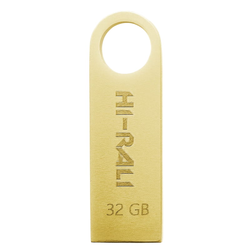 Флеш-накопичувач USB 32GB Hi-Rali Shuttle Series Gold (HI-32GBSHGD)