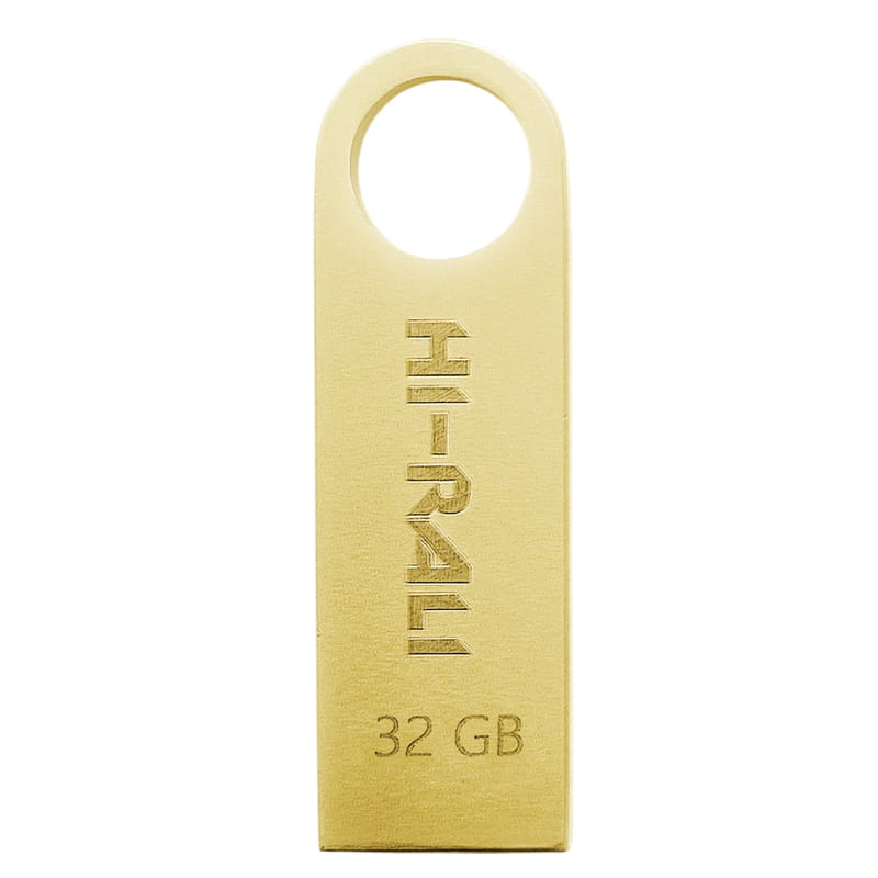 Флеш-накопитель USB 32GB Hi-Rali Shuttle Series Gold (HI-32GBSHGD)
