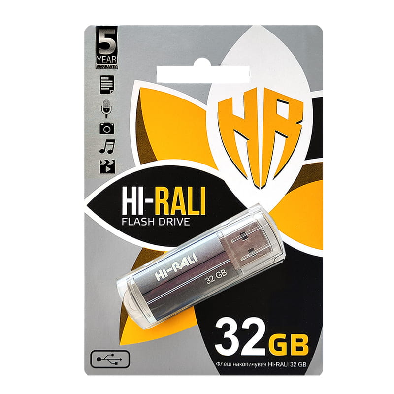 Флеш-накопитель USB 32GB Hi-Rali Corsair Series Nephrite (HI-32GBCORNF)
