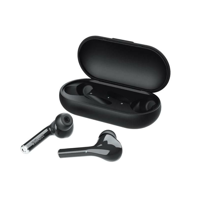 Bluetooth-гарнiтура Trust Nika Touch True Black (23554)