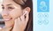 Фото - Bluetooth-гарнiтура Trust Nika Touch True White (23705) | click.ua