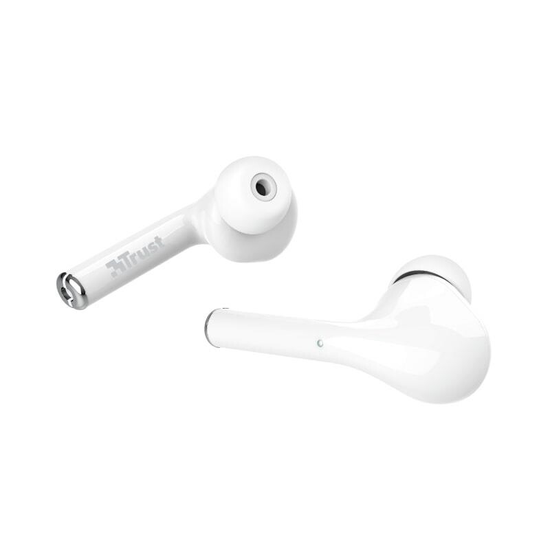 Bluetooth-гарнiтура Trust Nika Touch True White (23705)