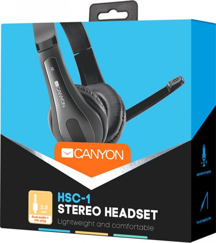 Гарнитура Canyon CNS-CHSC1B Black