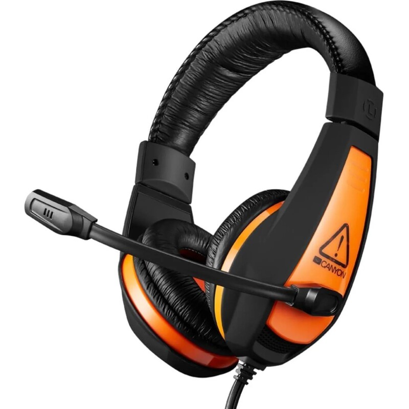 Наушники Canyon CND-SGHS1A Black/Orange