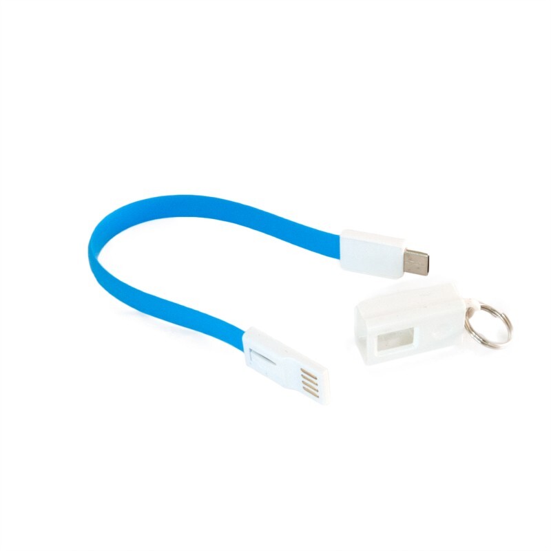 Кабель Extradigital USB-USB Type C, 0.18м Blue (KBU1787)