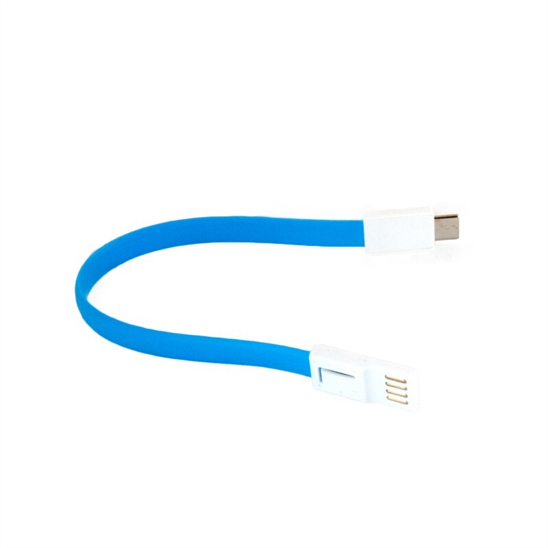Кабель Extradigital USB-USB Type C, 0.18м Blue (KBU1787)
