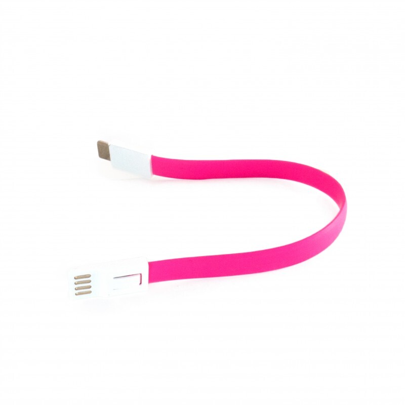 Кабель Extradigital USB-USB Type C, 0.18м Pink (KBU1788)