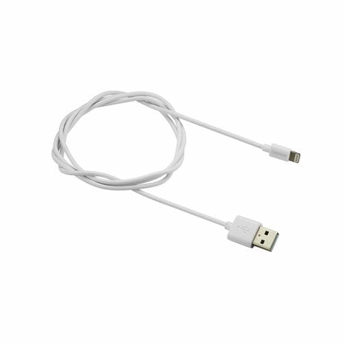 Photos - Cable (video, audio, USB) Canyon Кабель  USB - Lightning 1м, White  CNS-MFICAB01W (CNS-MFICAB01W)
