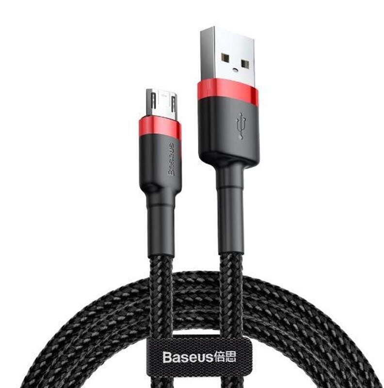 Кабель Baseus Cafule USB-microUSB, 1м Black (CAMKLF-B91)