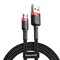 Фото - Кабель Baseus Cafule USB-microUSB, 1м Black (CAMKLF-B91) | click.ua
