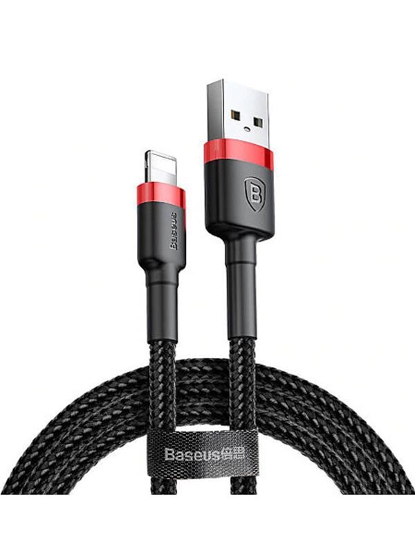 Кабель Baseus Cafule USB-Lightning, 0.5м Red-Black (CALKLF-A19)