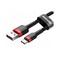 Фото - Кабель Baseus Cafule USB-USB-C, 2A, 3м Black/Red (CATKLF-U91) | click.ua