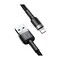 Фото - Кабель Baseus Cafule USB-Lightning, 2A, 3м Black/Grey (CALKLF-RG1) | click.ua