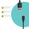 Фото - Кабель Piko CB-UT10 USB - USB Type-C (M/M), 0.2 м, Black (1283126493843) | click.ua