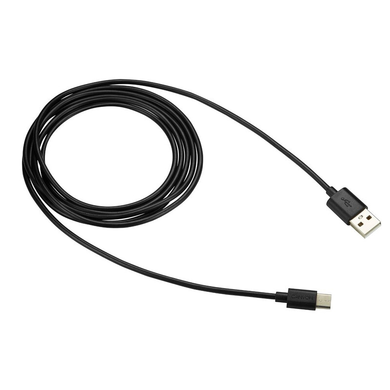 Кабель Canyon USB - USB Type-C 1.8м, Black (CNE-USBC2B)
