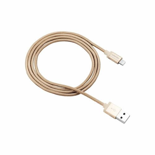 Photos - Cable (video, audio, USB) Canyon Кабель  USB - Lightning 1м, Gold  CNS-MFIC3GO (CNS-MFIC3GO)