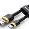 Фото - Кабель Baseus Cafule USB-Lightning, 0.5м Gold-Black (CALKLF-AV1) | click.ua