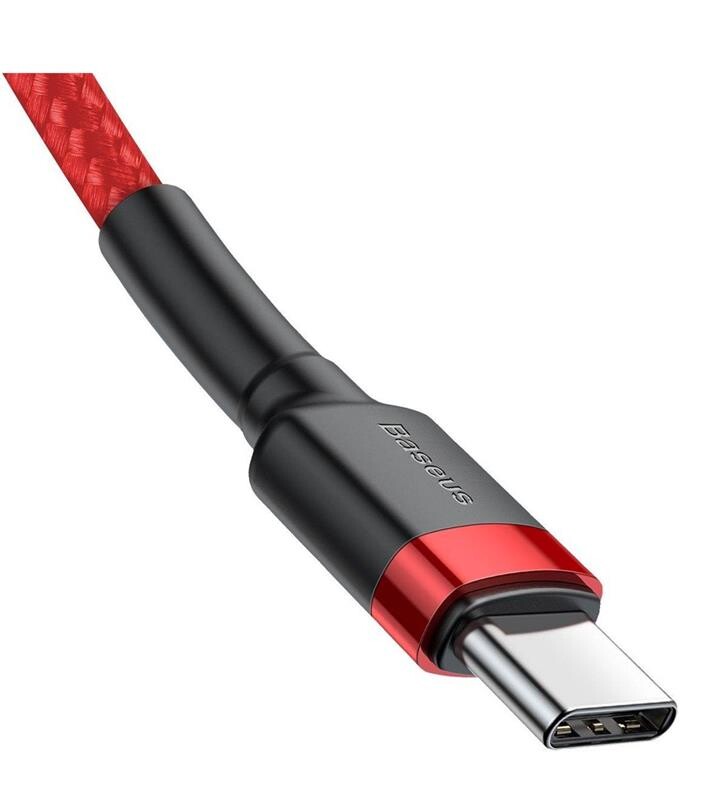 Кабель Baseus Cafule USB-C-USB-C, PD2.0, 60W 2м Red (CATKLF-H09)