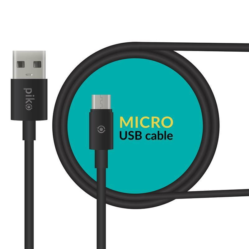 Кабель Piko CB-UM10 USB - micro USB (M/M), 0.2 м, Black (1283126493874)