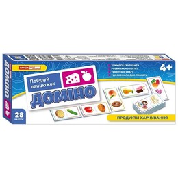 Розвивальна гра. Доміно. Продукти харчування