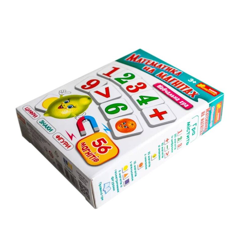 Настольная игра Математика на магнитах. Обучающая игра