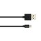 Фото - Кабель Canyon USB - Lightning (M/M), 1 м, Black (CNS-MFICAB01B) | click.ua