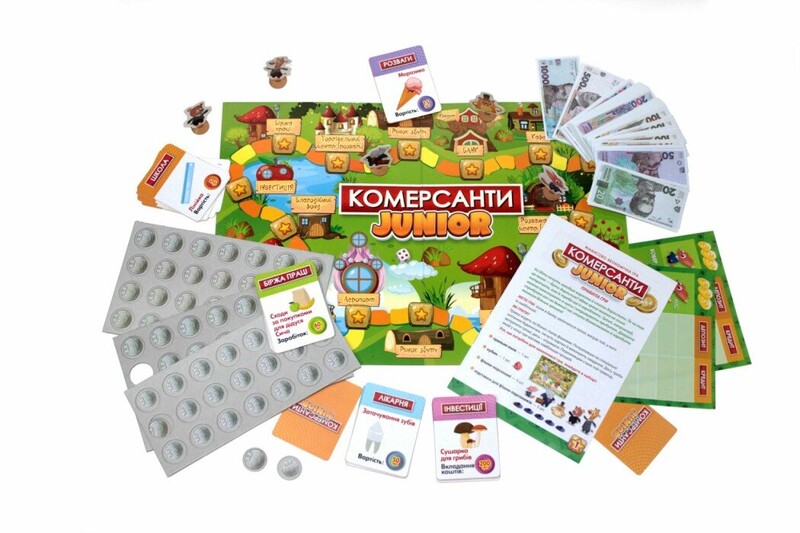 Настольная игра. Коммерсанты. Junior