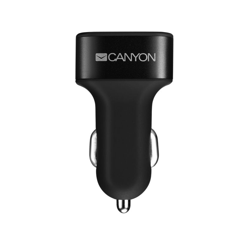 Автомобильное зарядное устройство Canyon (3USB, 3.1A) Black (CNE-CCA06B)