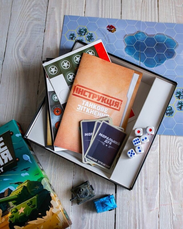 Настольная стратегическая игра. Танковое столкновение. Западный фронт