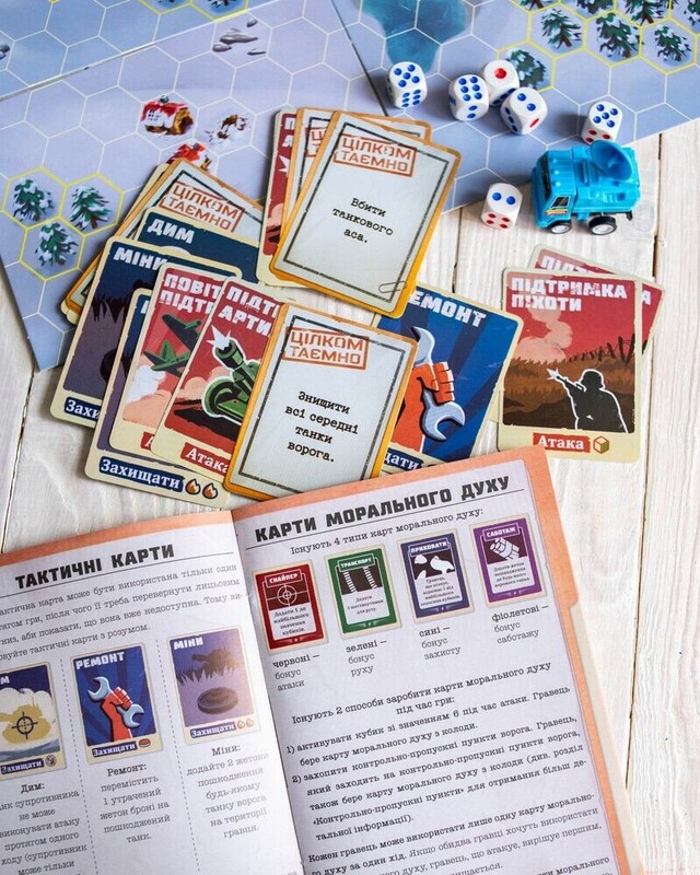 Настольная стратегическая игра. Танковое столкновение. Западный фронт