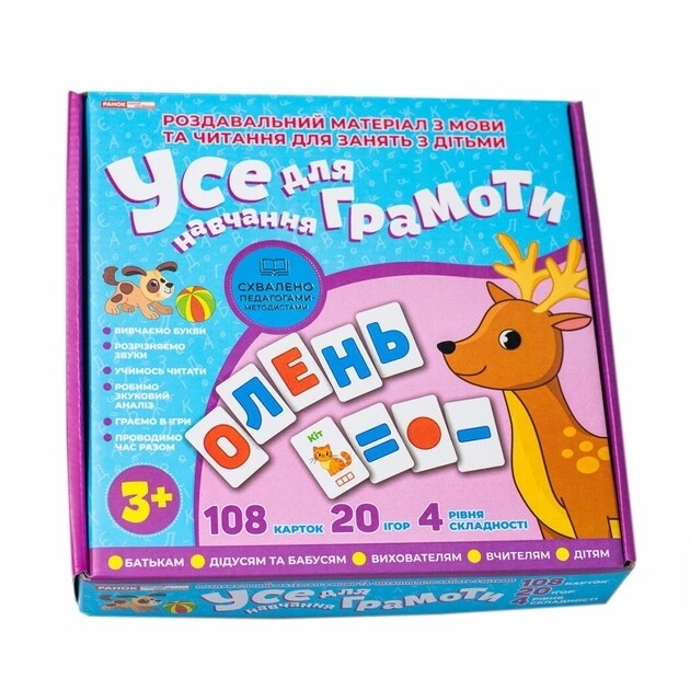 Обучающая игра. Все для обучения грамоте