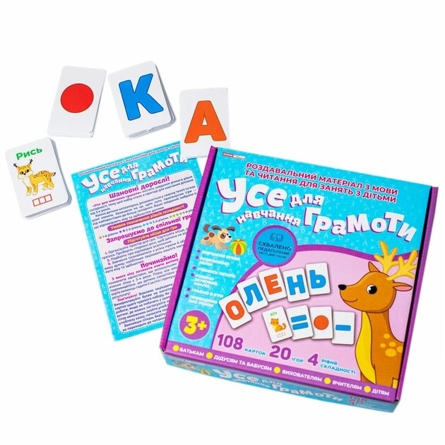Обучающая игра. Все для обучения грамоте