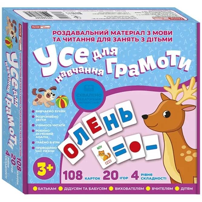 Обучающая игра. Все для обучения грамоте