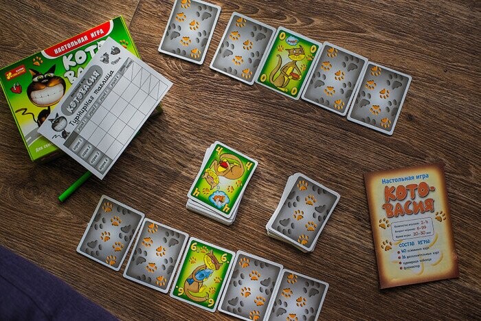 Настільна гра. Котовасія. Гра в дорогу