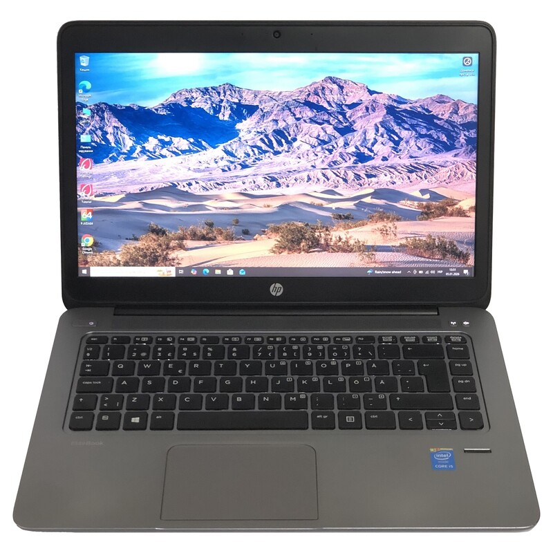 Ноутбук HP Elitebook 1040 G2 / 14" (1600x900) / i5-5200U / 8GB / 128GB SSD / 4G/LTE / Win10Pro / Backlight / сканер отпечатка - Б/у
