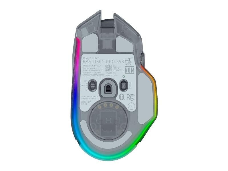 Миша бездротова Razer Basilisk V3 Pro 35K Phantom White (RZ01-05240400-R3G1)