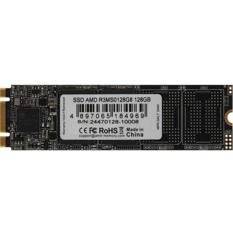 Накопичувач SSD 128GB AMD Radeon R3 M.2 2280 SATA III 3D NAND TLC (R3MS0128G8)